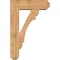 Ekena Millwork Olympic Craftsman Smooth Bracket w/ Offset Brace, Western Red Cedar, 7 1/2"W x 24"D x 36"H BKT0806X24X36OLY04SWR - alternate 3